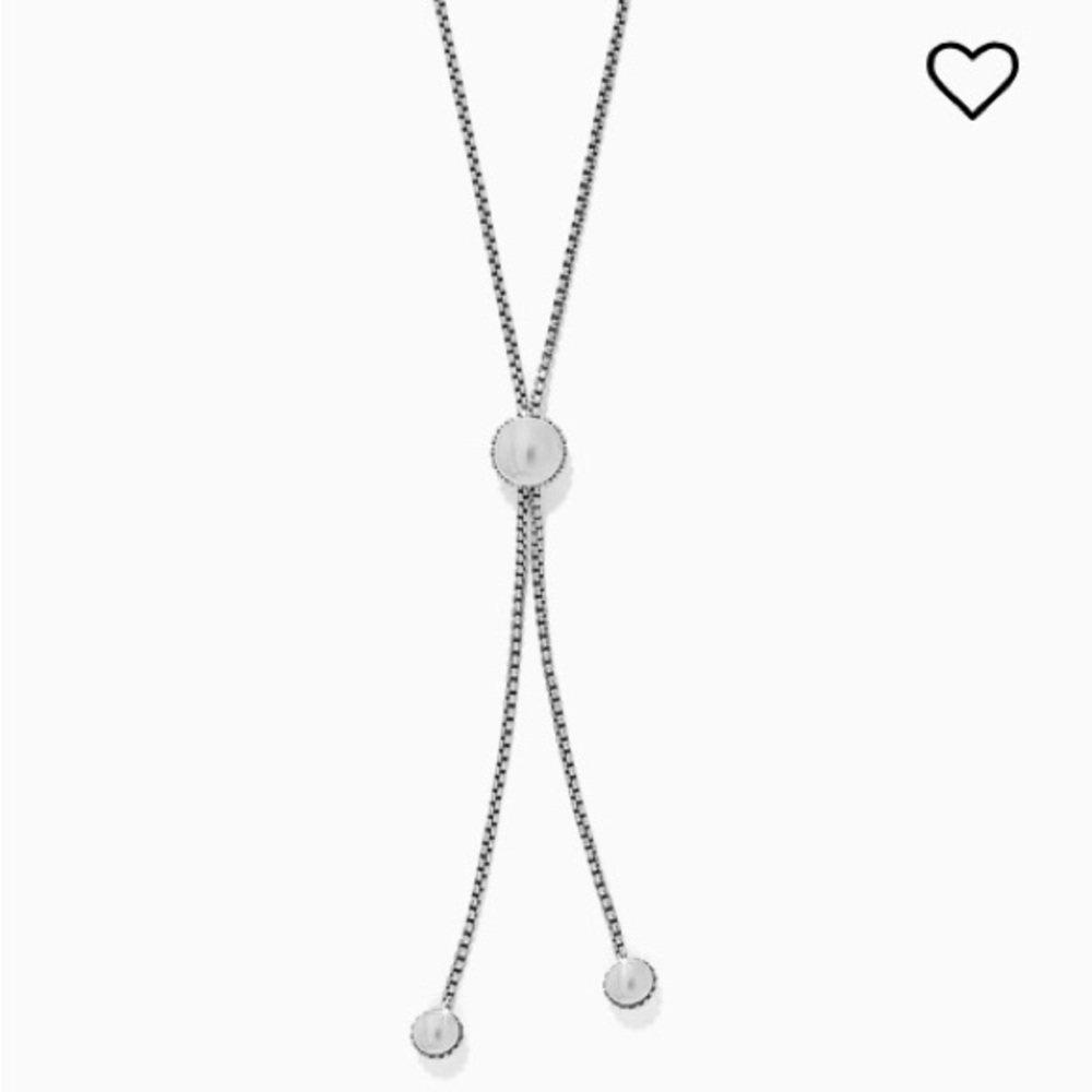 Brighton NWOT Pretty Tough Bold Lariat necklace
